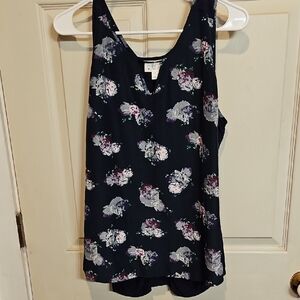 Market & Spruce Blue and Purple Tank Top